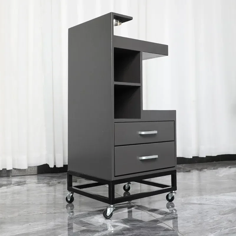 Hair Salon Tool Cabinet for Hair Salon Hair Cutting Barber Shop Storage Rack Drawer with Fan Hole Super Large Space