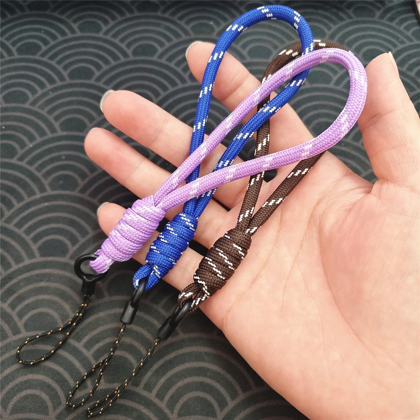 Handmade Nylon Keychain Lanyard, Mobile Phone Accessories