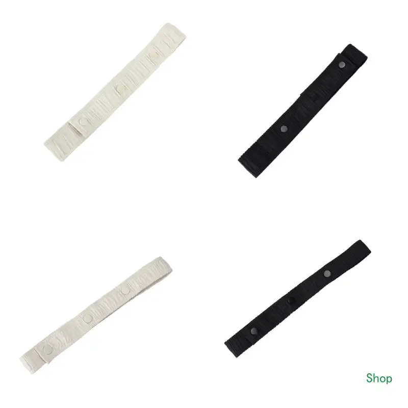 Dropship Eenvoudige donsjas Tailleriem Vrouwelijke gesp Zwarte tailleband Jurkdecoratie