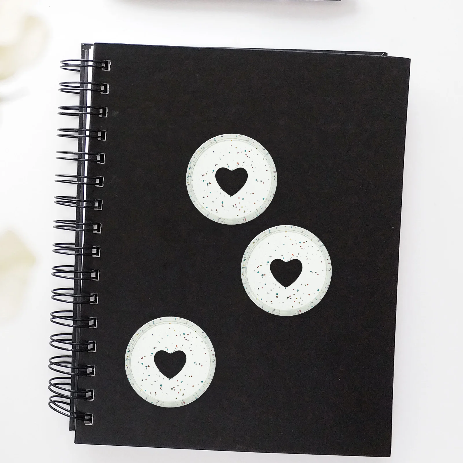 50Pcs Planner Discs Loose-leaf Bind Discs Binding Discs Small Binding Discs Notebook Binding Discs