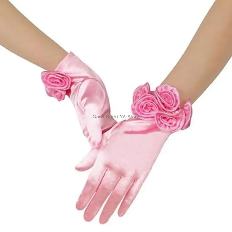  Women Gloves 1920s Full Finger Gloves for Wedding Costume for Wedding Dress