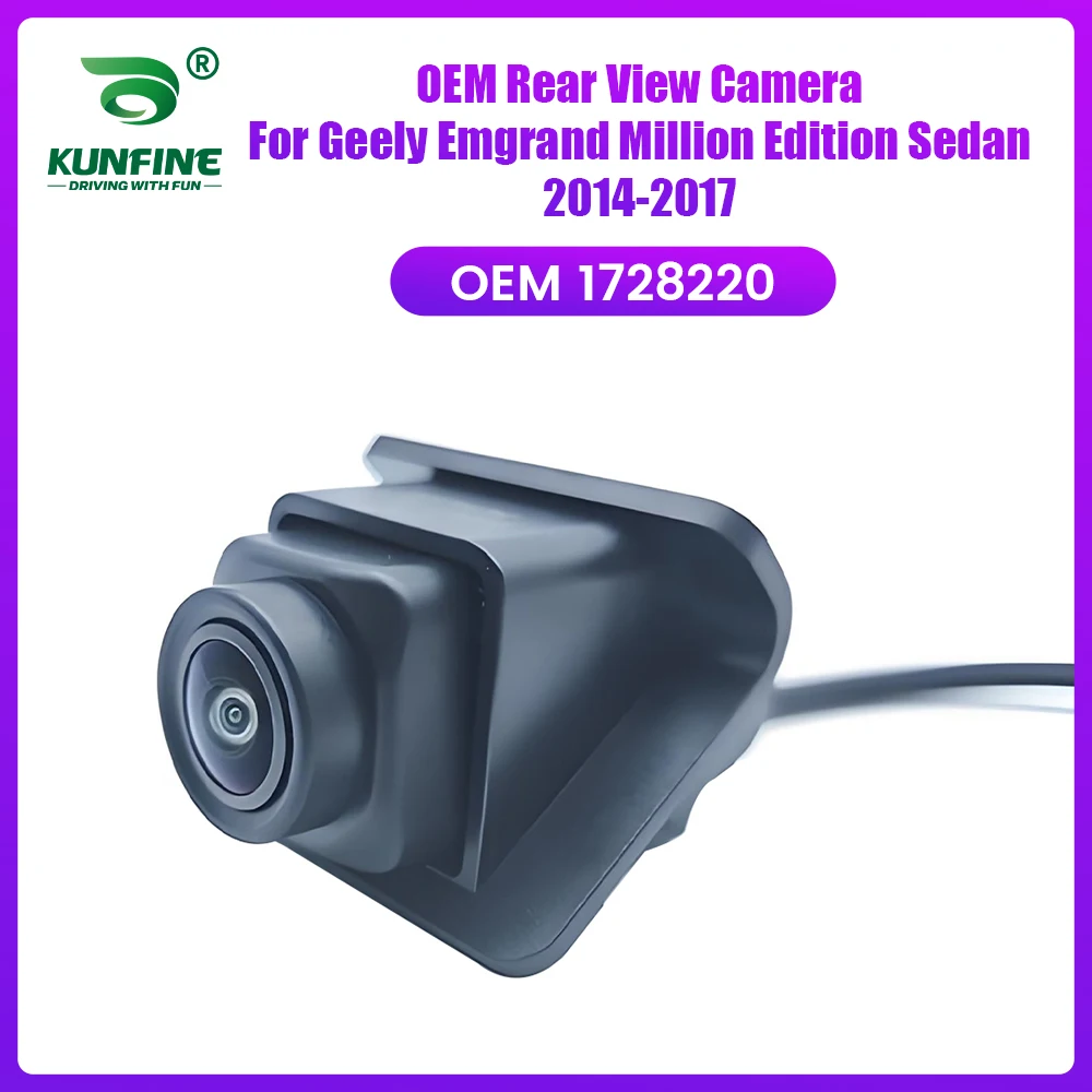Factory Car Rear View Reverse Backup Camera 01728220 For Geely Emgrand Million Edition Sedan 2014-2017 Waterproof Parking Assist