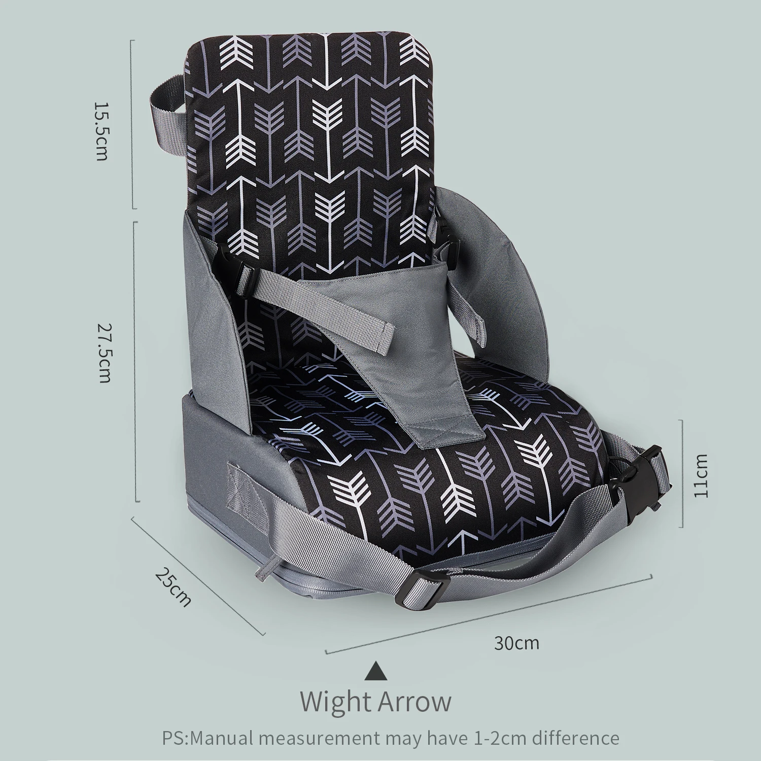 Portable Child Seat Height Increasing Cushion Children'S Gift Product Foldable Baby Dining Chair Height Increasing Cushion
