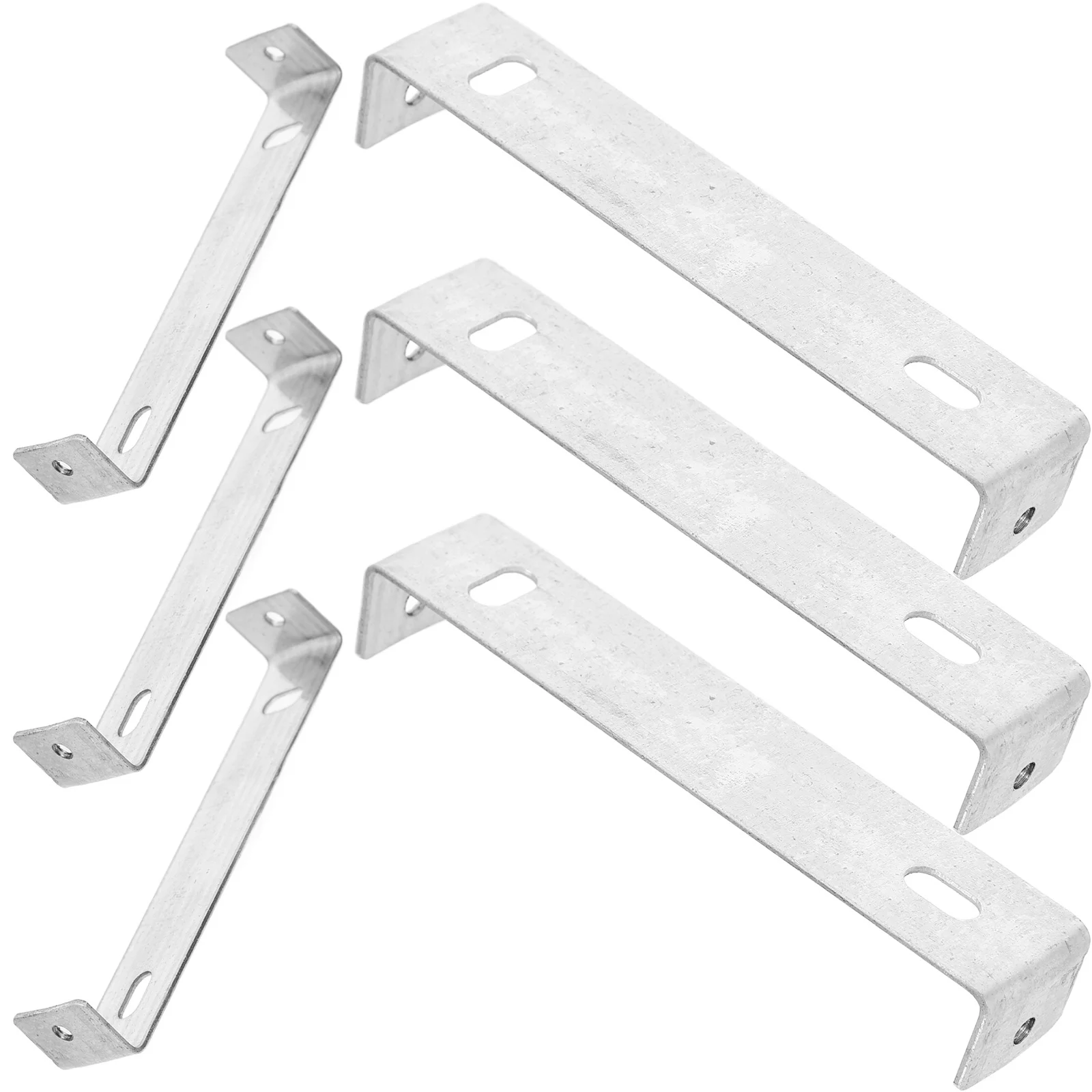 

6Pcs Light Fixture Mounting Brackets Arc-Edged Semi I-Beam Wall Ceiling Mount for Chandeliers Wall Sconces Outdoor Lighting