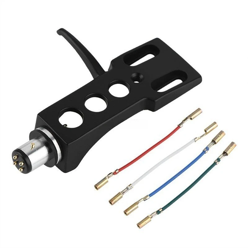 Suitable for Vinyl Record Player Stylus Cartridge Holder Cover AT3600L Aluminum Alloy Holder LP Accessory Cartridge Cable
