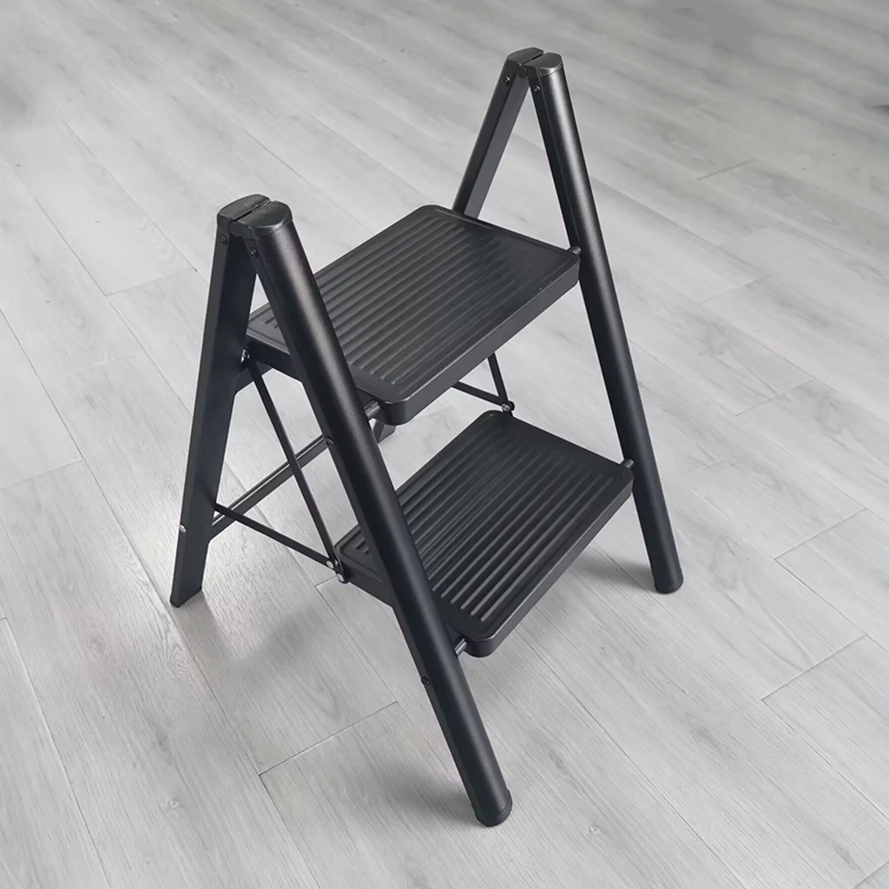 2 Steps Home folding ladder Thickened herringbone ladder with large pedals Flower rack ladder Multi functional telescopic ladder