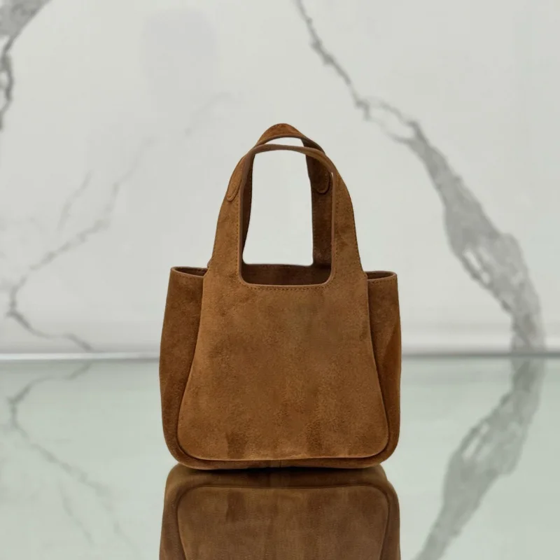 

brown leather bucket bag stylish handbag for ladies brandedbag sac a mains femme compact yet spacious perfect for everyday use