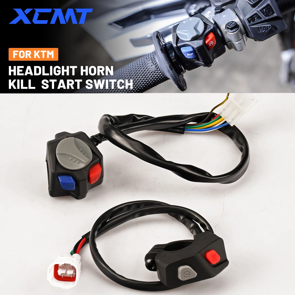 

Motorcycle Headlight Horn Kill switch For KTM EXC XCW EXCF TPI 125 150 200 250 350 450 500 525 530 For Husqvarna TE FE TX FX