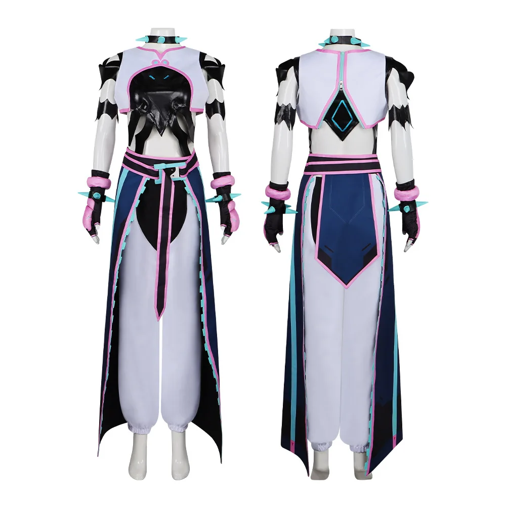 Juri Han Cosplay Costume Full Set for Street Fighter, Game Character Women Cosplay Outfit for Comic Exhibition Role‑Play view 2