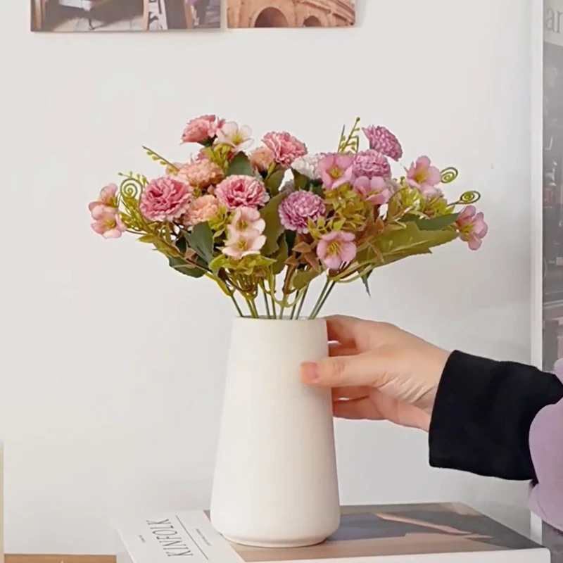 

ArtificialFlower Silk Carnation Outdoor GardenValentine Wedding Bridal Bouquet Home VaseBonsai DIY Gift Box Scrapbook Decoration