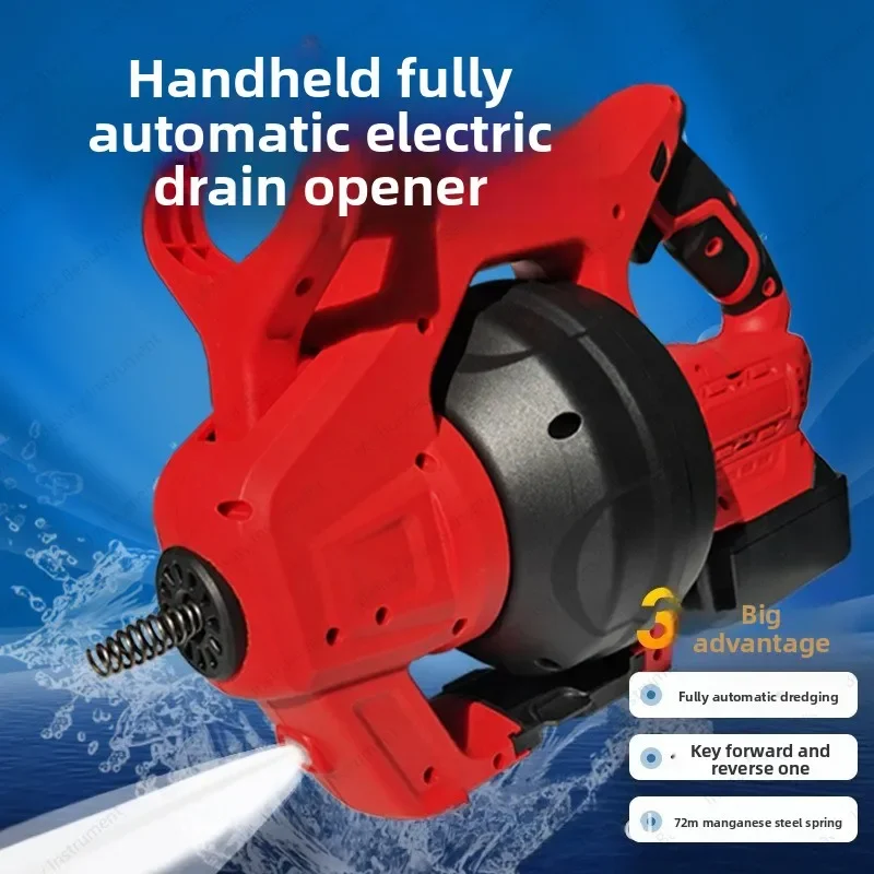 Professional Sewer Dredging Artifact Sewer Pipe Dredging Machine Special Tool Dredger Electric Toilet Blockage