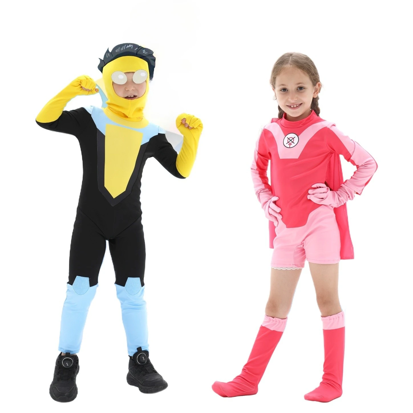 

Kids Animal Cartoon Superhero Halloween Cosplay Costumes Boys Girls Stage Party Performance Dress Up Outfit