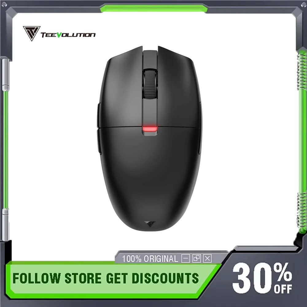 

Мышь TEEVOLUTION Aria XD7, беспроводная трехрежимная PAW3395, датчик 59 г, легкий, длительный срок службы, киберспорт, игровые ноутбуки, аксессуары, подарки