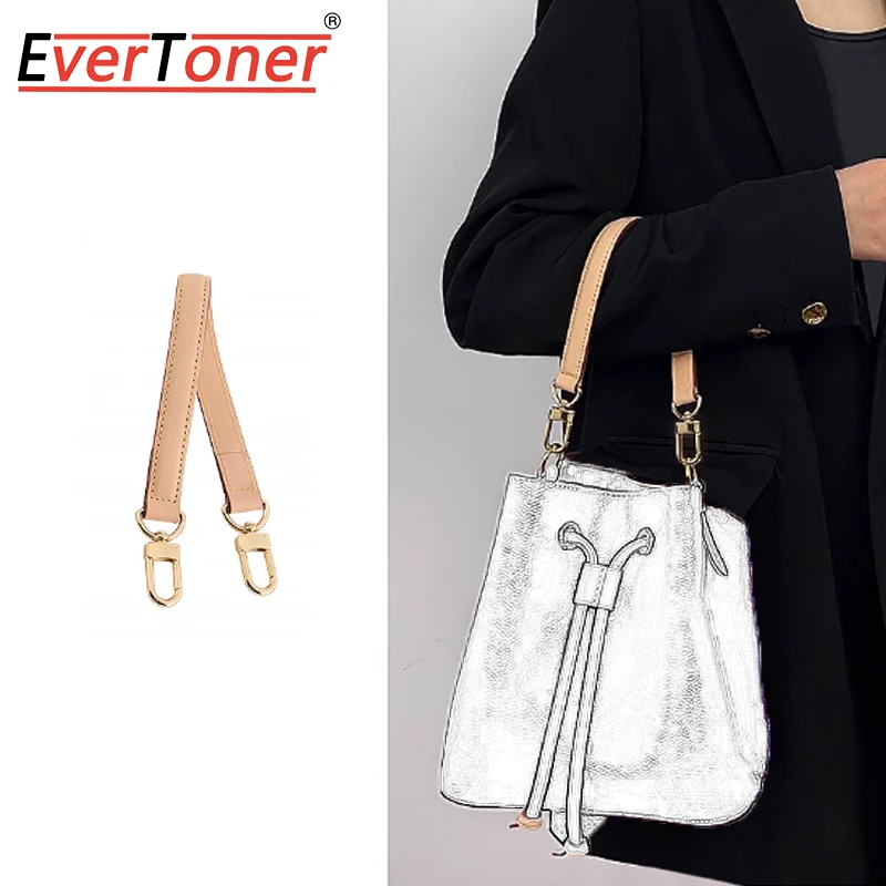 

Сменный кожаный ремень EverToner, модная сумка-ведро, ремень для подмышек, подходит для L-брендовой сумки-ведра, аксессуары