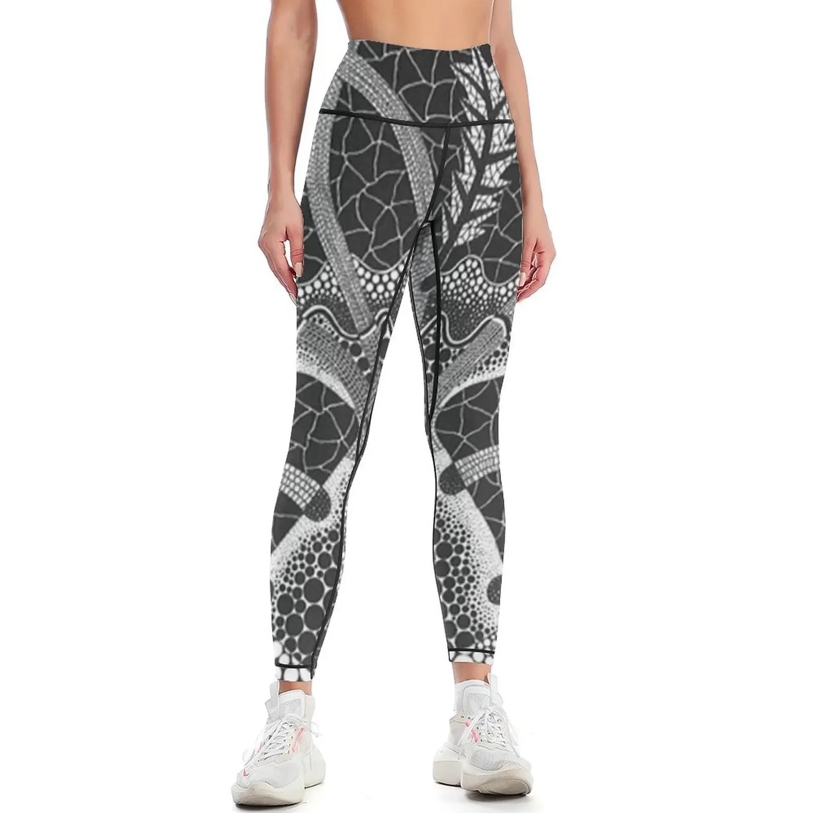 

Black flowers - yayoi kusama Leggings Jogger pants Legging sport for fitness push up tights for Womens Leggings