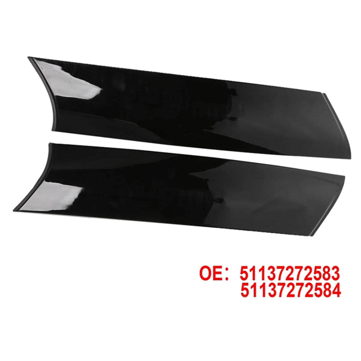 For BMW Mini Cooper R55 R56 07-15 Front Windshield A Pillar Trim Cover Outer Molding Post Trim Strip 51137272584 Right