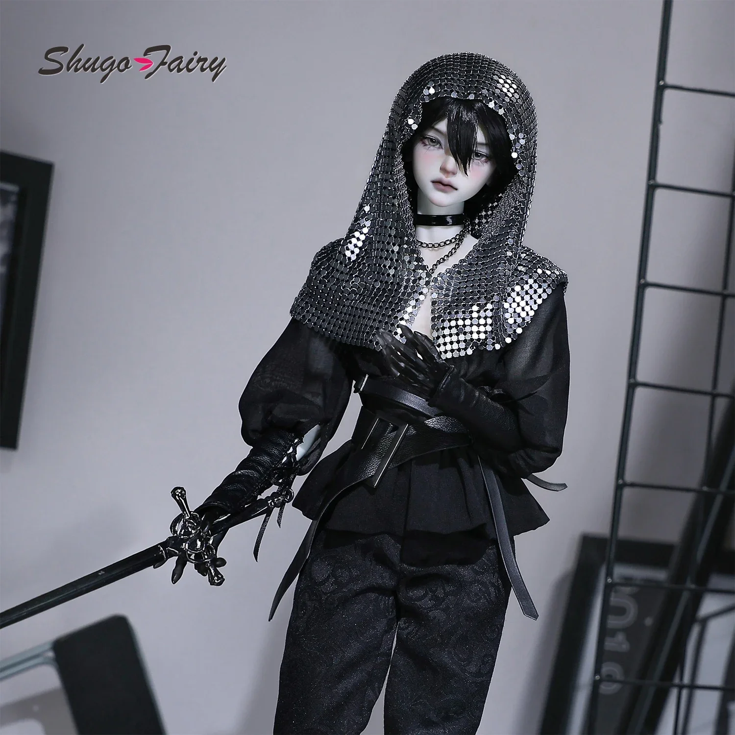 Morty C Bjd Doll 1/4 Mechanical Armor Repairer Guard Original Antique Armor Restorer Elf Hand Knight ShugaFairy Resin Figure