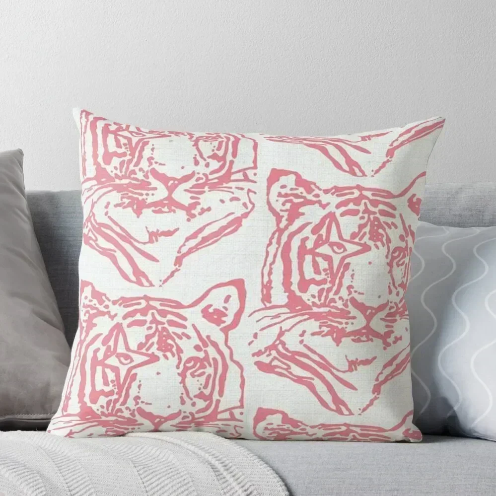 

pink tiger Throw Pillow Pillowcases For Pillows Decorative Cover For Living Room Sofa Pillow Cover autumn decoration pillow