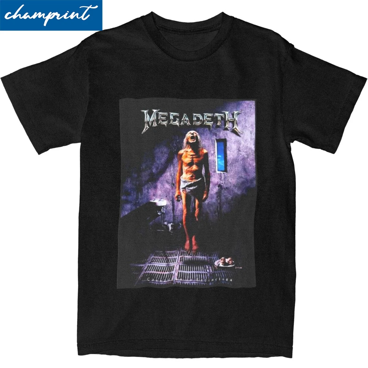 Casual Megadeths Metal Band T Shirt Men's Crewneck Short Sleeve Clothes Cotton Summer Clothes