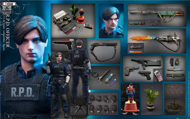 LIMTOYS LiMiNi 1/12 RPD Police Officer Leon Kennedy S Version 6