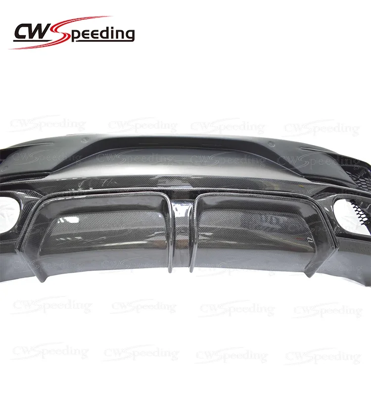 HINTERE STOßSTANGE MIT HALBCARBONFASER AUS ASP-STIL FÜR VW SCIROCCO-KÖRPER-KIT