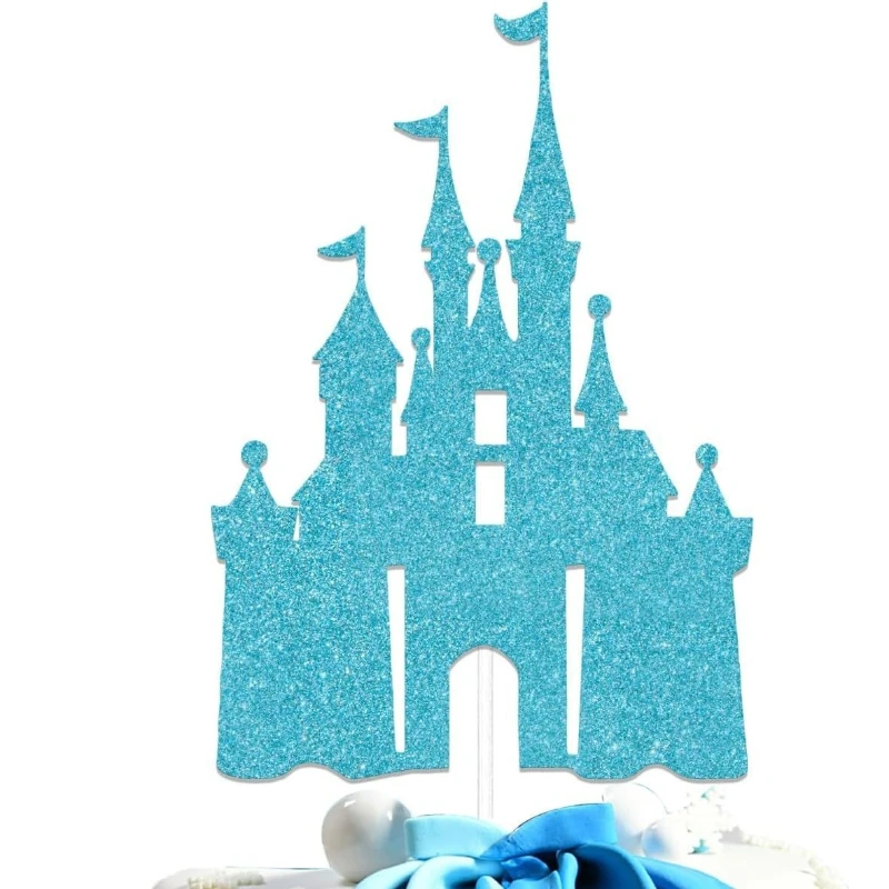 Princess Castle Cake Topper, Kids' Birthday Party Decorations view 6