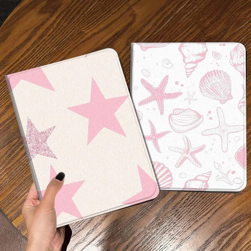 

Pink Glittery Star Pattern Gift Tablet Case For Samsung Galaxy Tab S7 S8 S9 S10 FE Lite