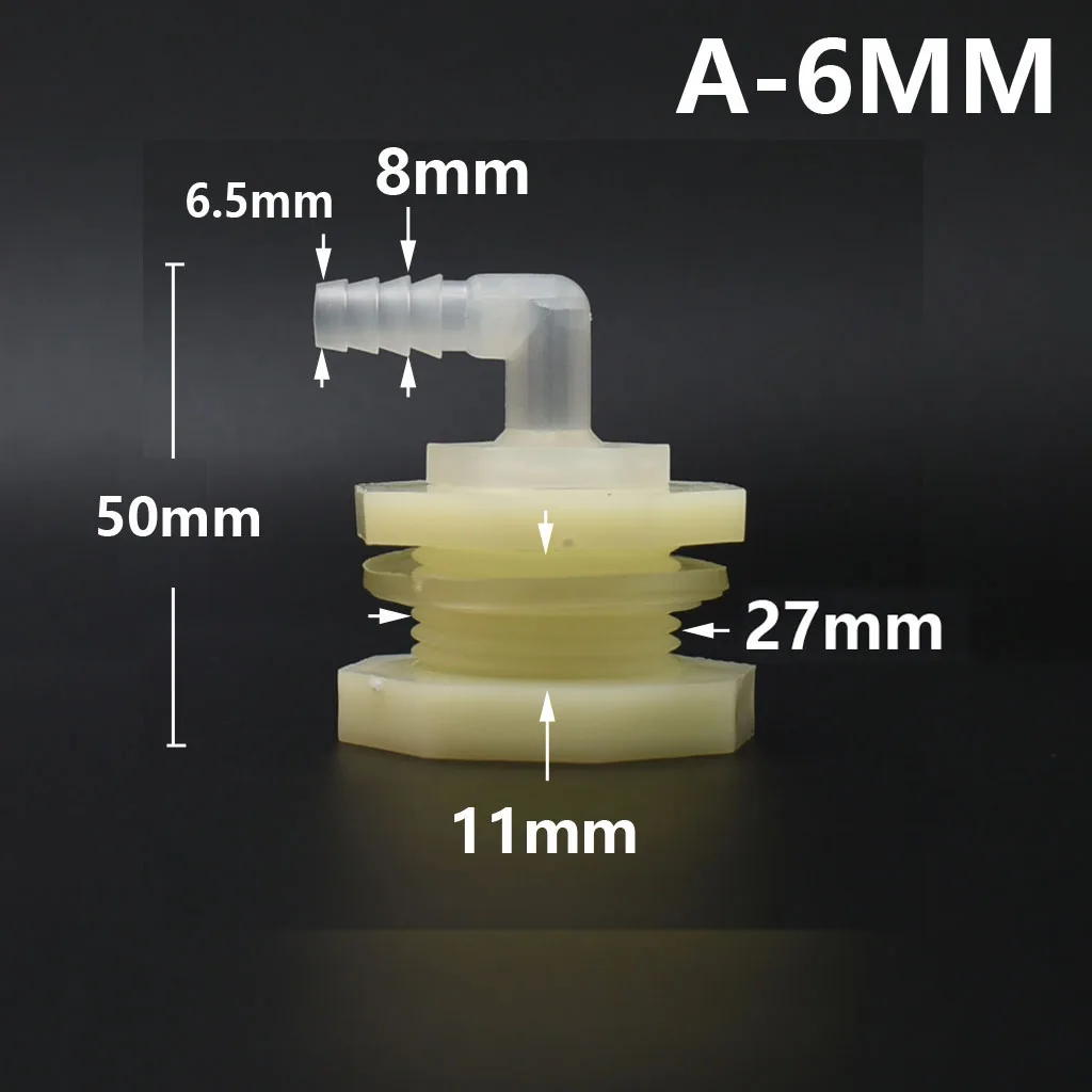 

1/2 3/4 Inch To 6.4~20mm Elbow Water Tank Connector Aquarium Garden Irrigation Hose Joint Water Pipe 90 Degree Adapter