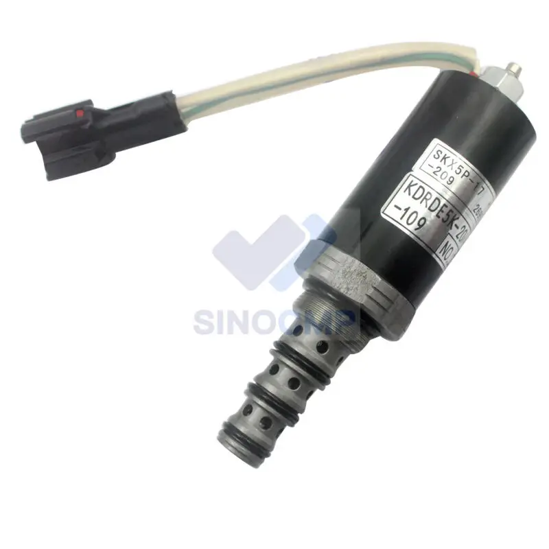 

1PC Solenoid Valve KDRDE5K-20/40C04-109 SKX5P-17-209 For olvo EC140 EC160 EC200 EC210 EC240 EC290 EC330 EC360 Excavator Parts