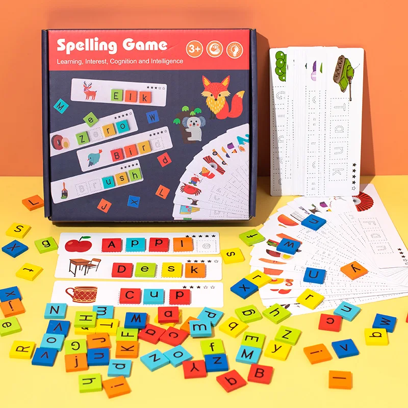 

Children's alphabet pen board baby learning calligraphy early education puzzle hand-eye coordination toy 1pc