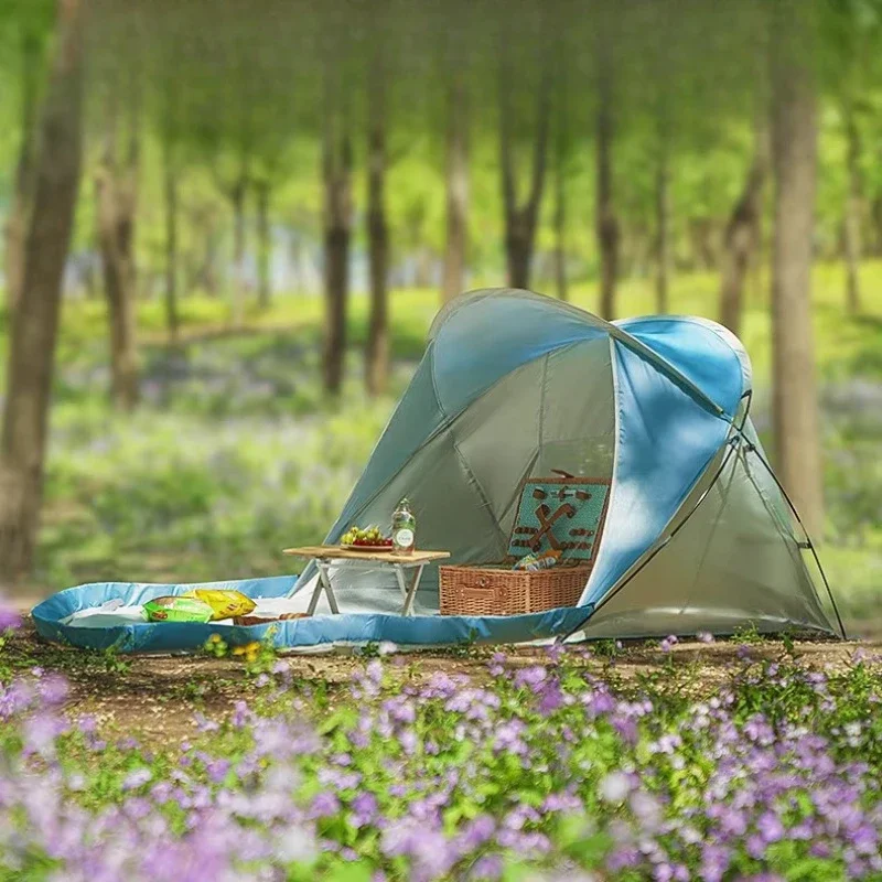 Outdoor beach tent, folding installation-free quick-opening tent, sun awning, sun awning