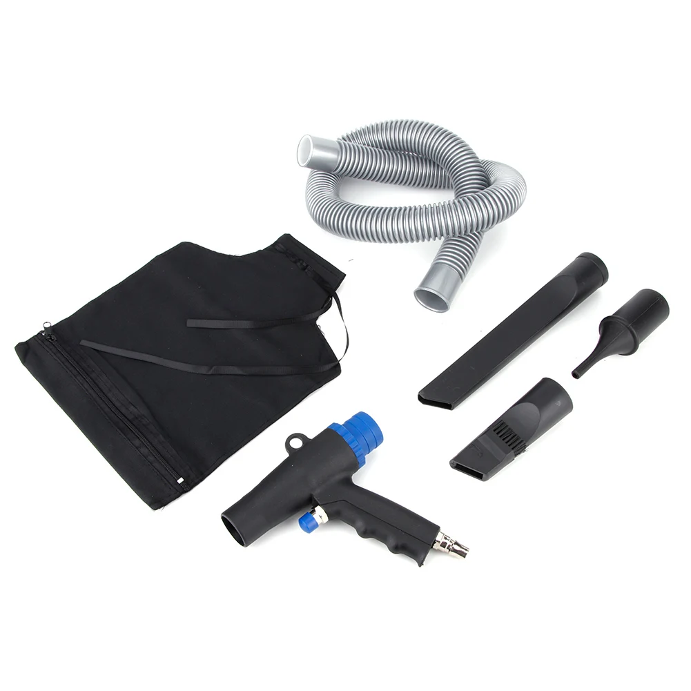 2-in-1 Air Vacuum Blow Gun Pneumatic Cleaner 6kPa Suction Kit