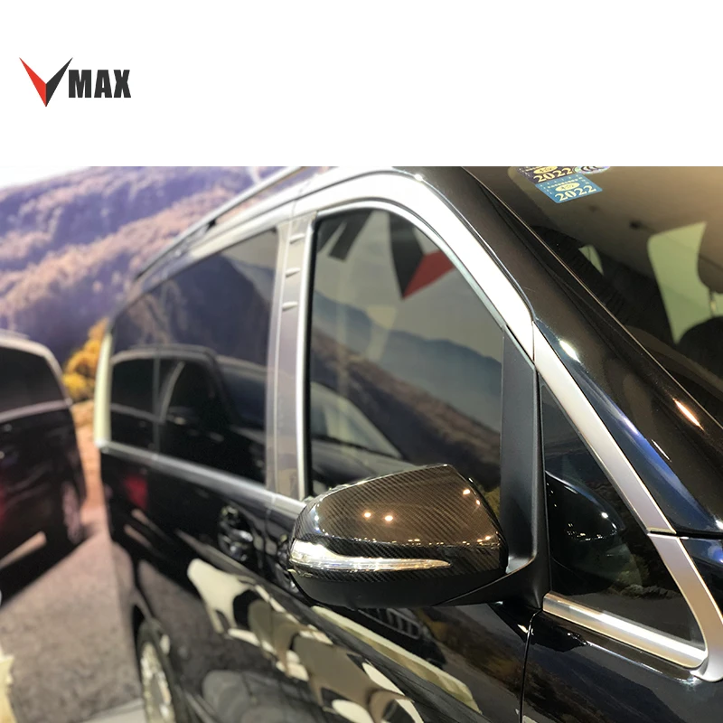 

STLFl Car Auto Parts v Class Silver Plating Window Upper Trims for V250 V260 Vito Door Window Trims Kit V700 V900 Window Decorat