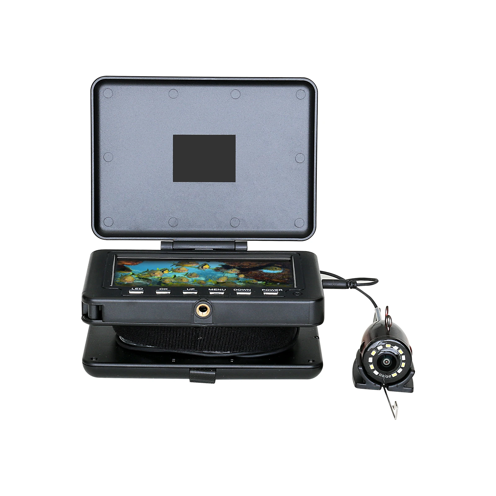 

5 Inch 30M 1000TVL Fish Finder Underwater Fishing Camera 6pcs White LEDs + 6pcs Infrared Lamp for Ice/Sea/River Fishing