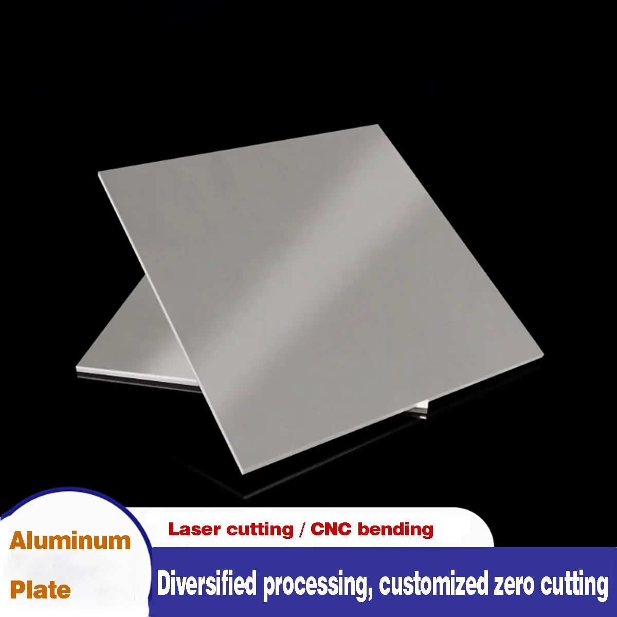 

Thickness=3/4/5/6/8/10/12/15/20mm 7075 Aluminum Alloy Plate, Hard Aluminum Plate, Size=100x200/200x200/300x300mm