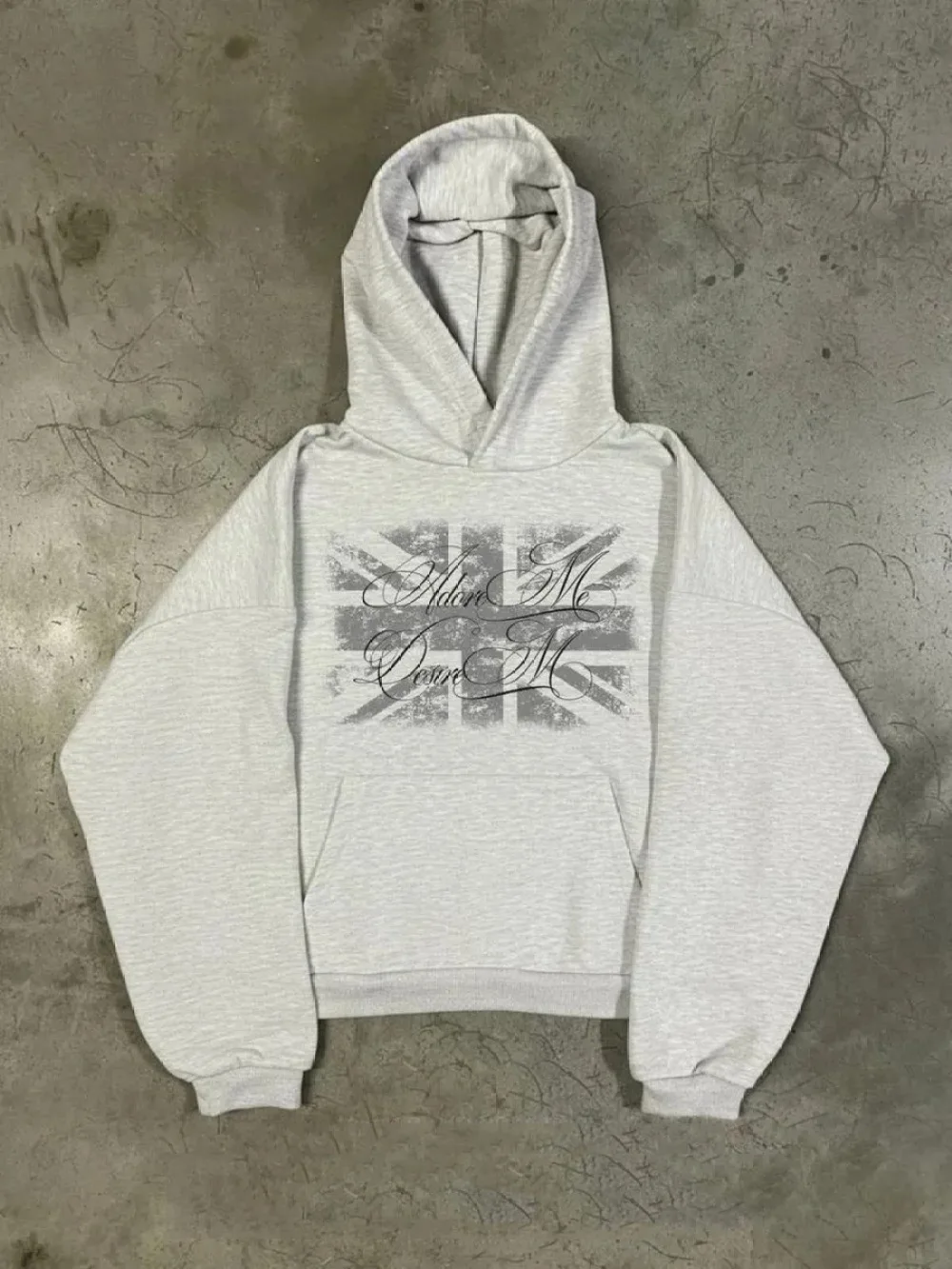 

Новая минималистичная толстовка с капюшоном Y2K 2026 года для мужчин и женщин, в ретро-британском стиле, с принтом флага и цветочным узором, повседневная спортивная худи