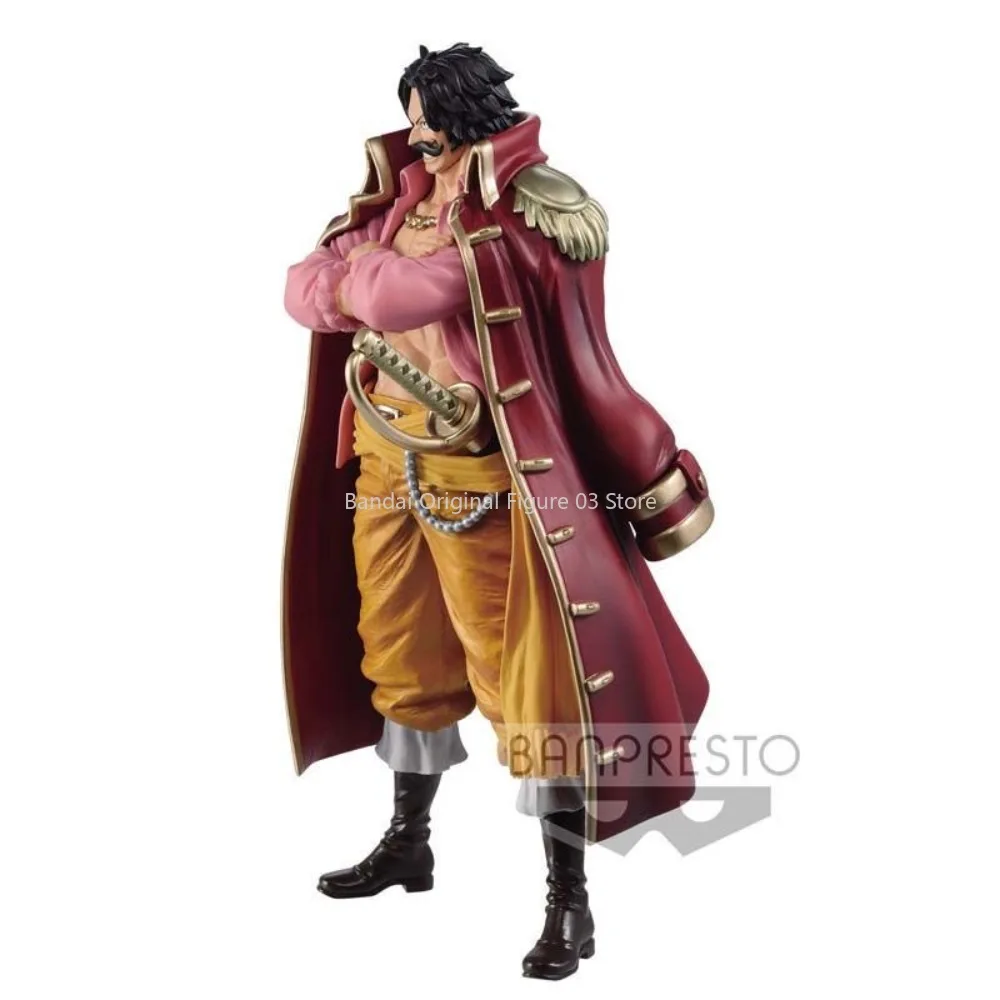 ของแท้ Banpresto One Piece DXF 17 ซม.Gol D Roger Wanno ประเทศ PVC Action Figure อะนิเมะรุ่น Figurines ของเล่นของขวัญ