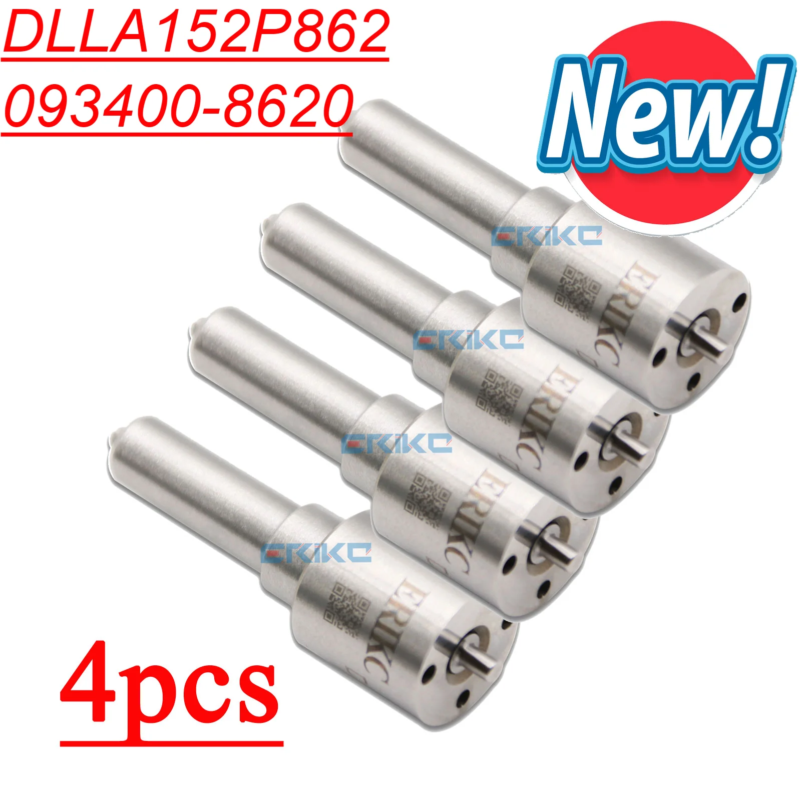 

ERIKC DLLA152P862 093400-8620 Diesel Injection Nozzle Set DLLA 152 P862 for DENSO 095000-5430 095000-5431 Injector Atomizer Tip