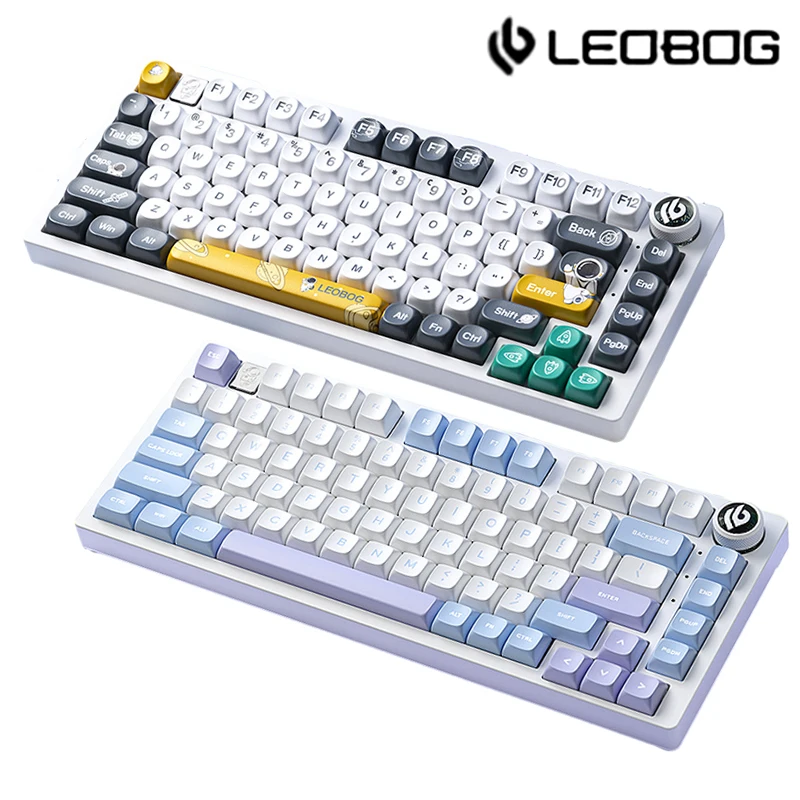 

Leobog Hi75 Mechanical Keyboard Wired Keyboards Gaming Keyboard Customization 81 Keys 75% Gasket Hot-Swap RGB Gamer Keyboards