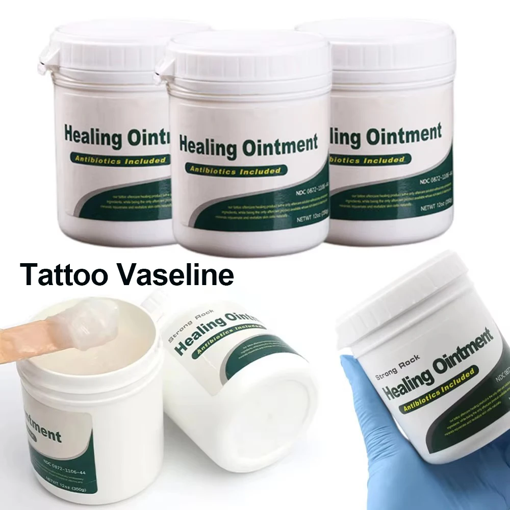 

Вазелин для татуировок 12 унций: чистый петролеумовый гель-бальзам, успокаивающая мазь, крем для восстановления татуировок, аксессуары для тату-макияжа