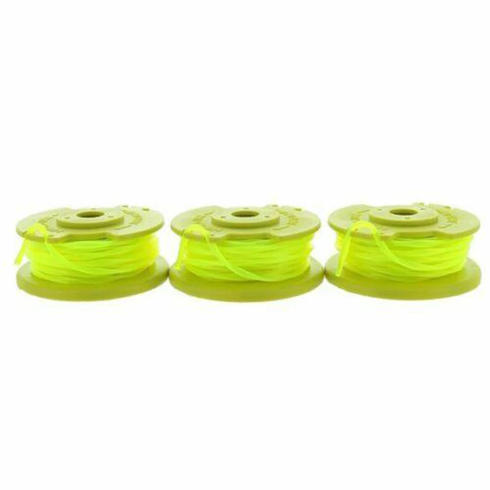 Trimmer Spool Line 18 24 40V Yard 6 pezzi AC80RL3 Accessori Auto Pezzi di ricambio in plastica Twisted 0,080 Alimentazione