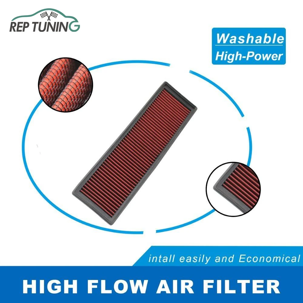 Replacement Air Filter for Volkswagen Golf VI SportWagen Jetta Passat Rabbit Bora Washable Air Intake Filters OEM  07K129620