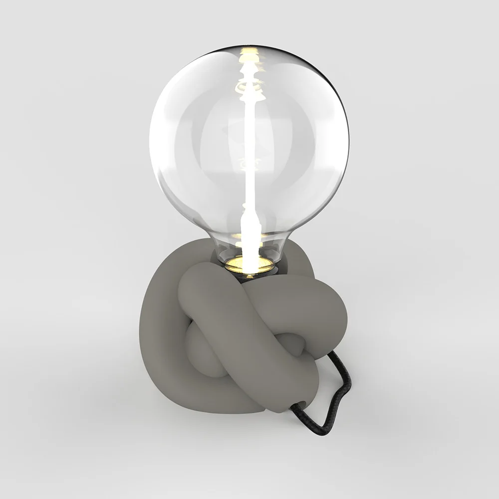 Creative Cement Lamp Base Silicone Mold, DIY Industrial Lighting Holder Mold, Handmade Plaster for Home Decor Lighting view 4