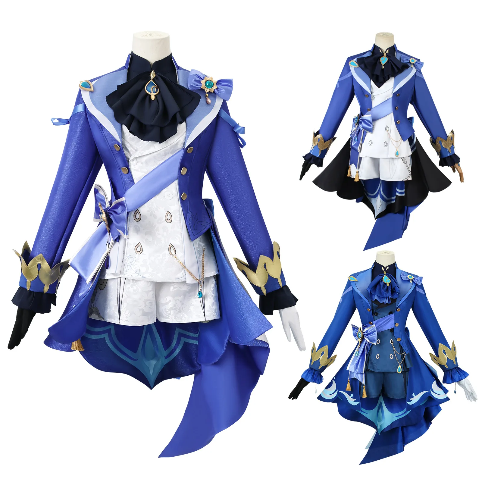 

Fontaine Furina Focalors Cosplay Costume Dress Genshin Impact Furina Costume Furina Cosplay Black White Uniform Hat Comic Con