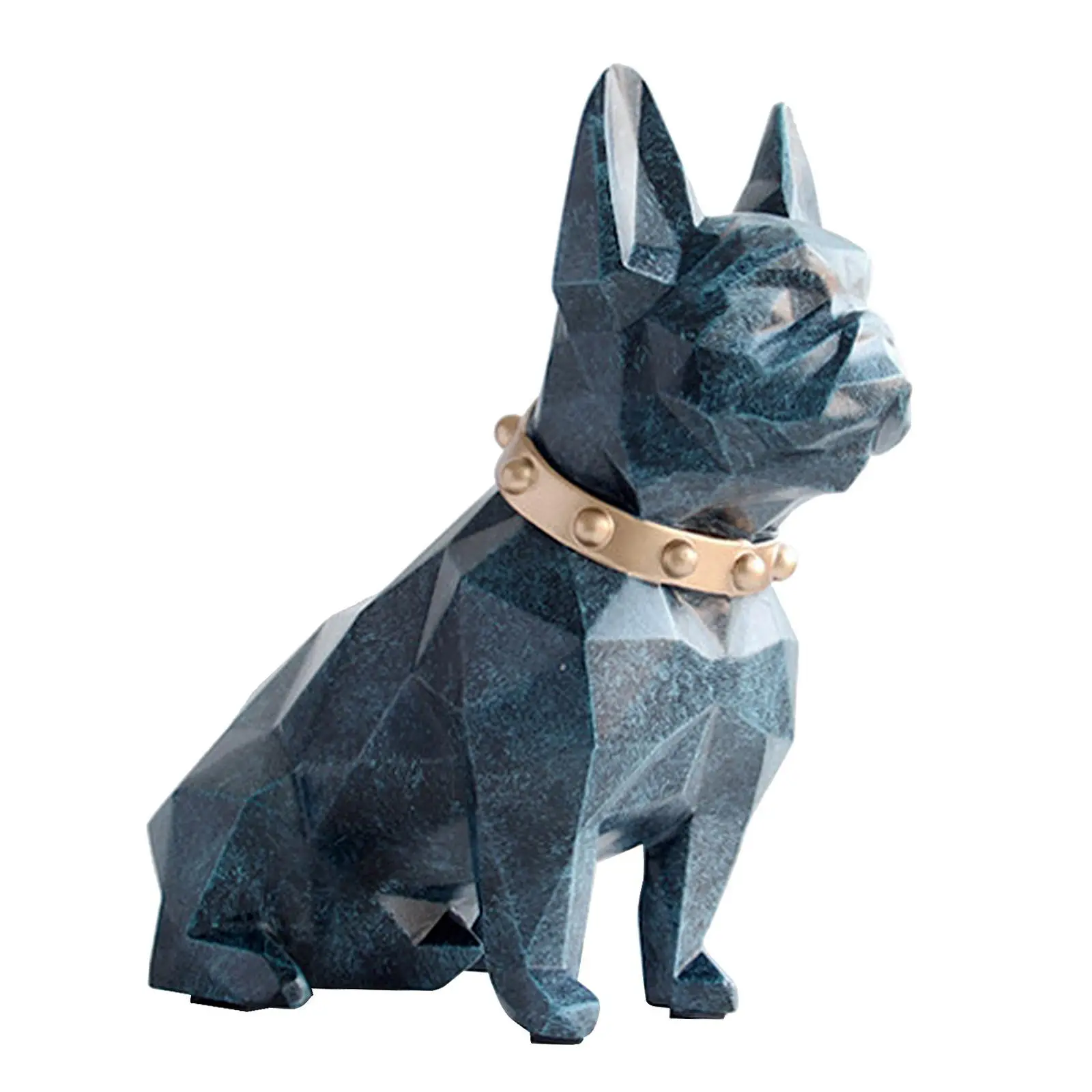 Resin Dog Coin Bank for Children Money Box Piggy Bank Figurine Bulldog Sculpture Home Office Tabletop Decor Birthday Gift