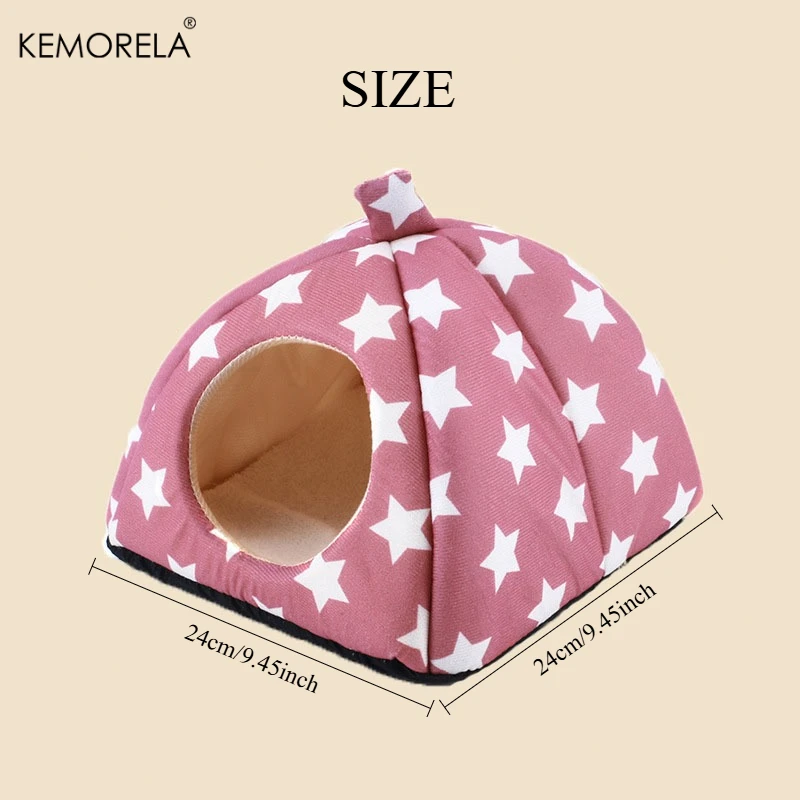 Waschbares Kaninchenversteck und -bett aus Fleece für Innenbereich, auch als Unterschlupf für Meerschweinchen und andere Kleintiere geeignet – Detail 3