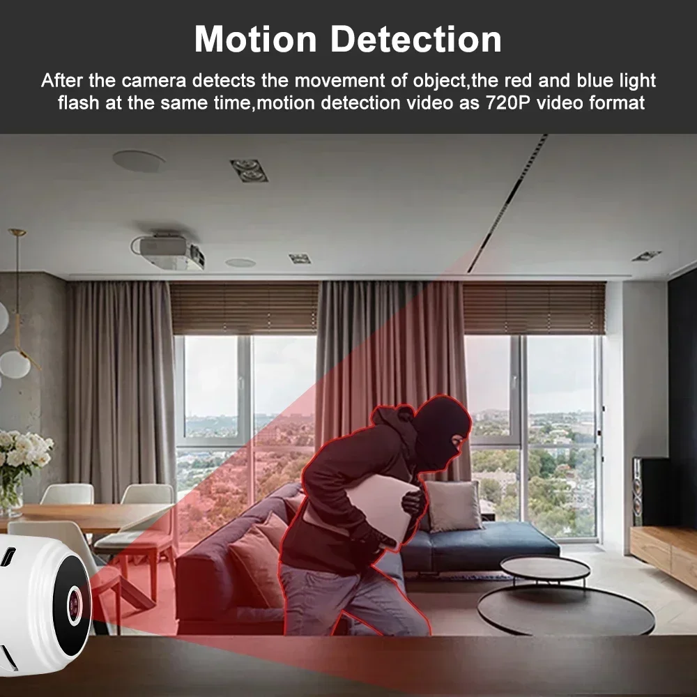 A9 1080P HD Mini WiFi Wireless IP Camera Infrared Night Vision Security Protection Outdoor Video Surveillance Cameras