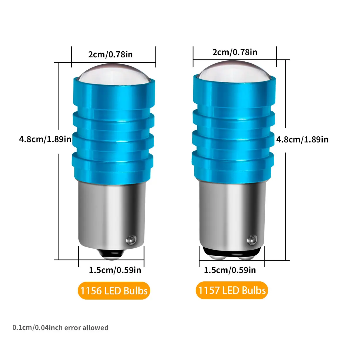 

2 шт. автомобильные светодиодные лампы P21W R5W R10W 9-светодиодные универсальные, подходят для указателей поворота, стоп-сигналов и заднего хода
