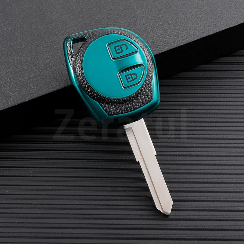TPU Leather Car Remote Key Cover Case For Suzuki Swift Ignis Vitara Liana Ciaz Baleno Car Key Fob Case Cover Shell Fob Holder