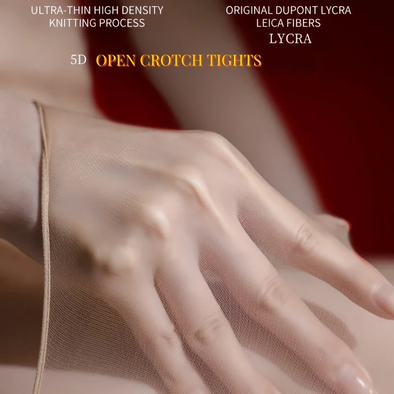 1/2개 5D 울트라씬 여름 섹시 에로틱 스타킹 오픈 크로치 시스루 나일론 팬티스타킹 여성 나이트 클럽 컨트롤 탑 섹시 타이트